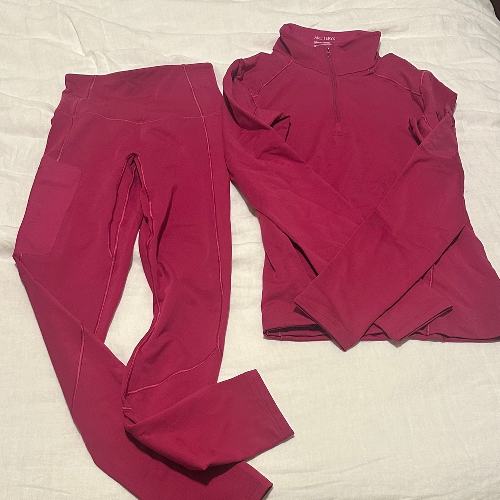 Arc’teryx Rho Base Layer Set — Magenta
